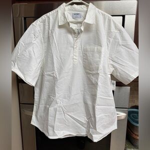 Old Navy Men's Crisp White Casual Shirt